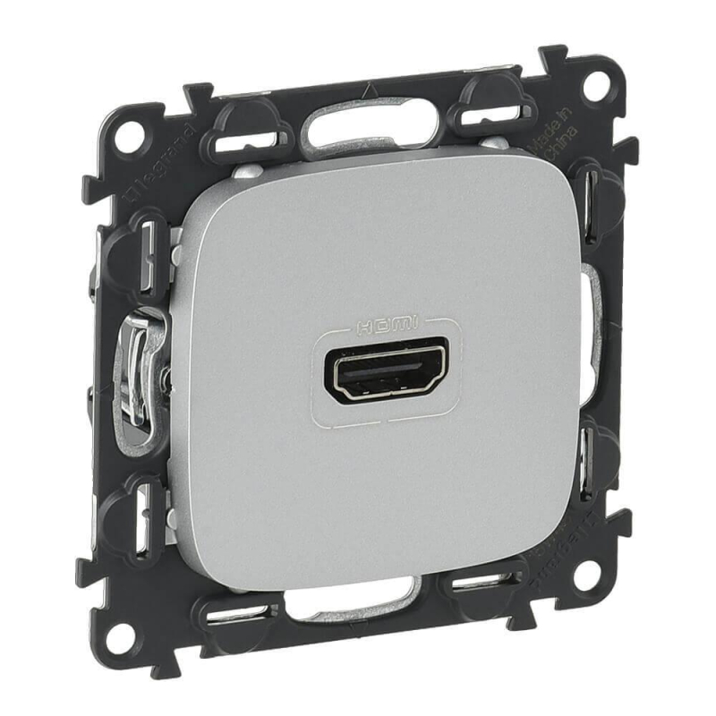 Розетка HDMI Legrand Valena Allure алюминий 754717