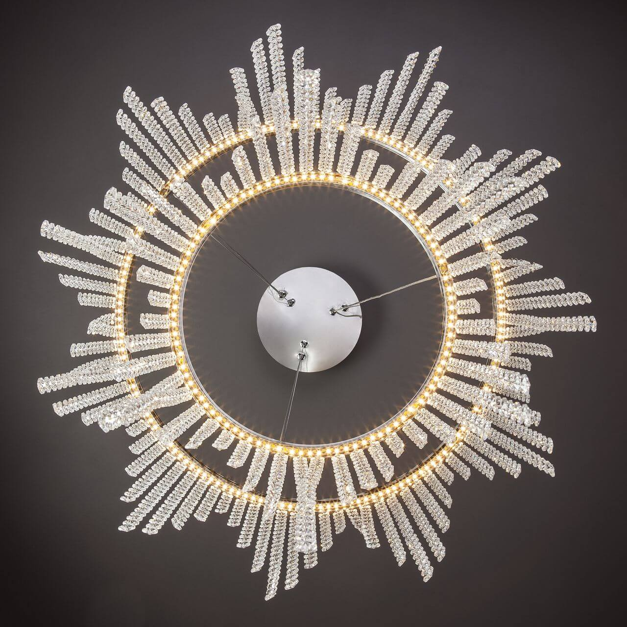 Подвесной светодиодный светильник Eurosvet Royal 90088/2 хром