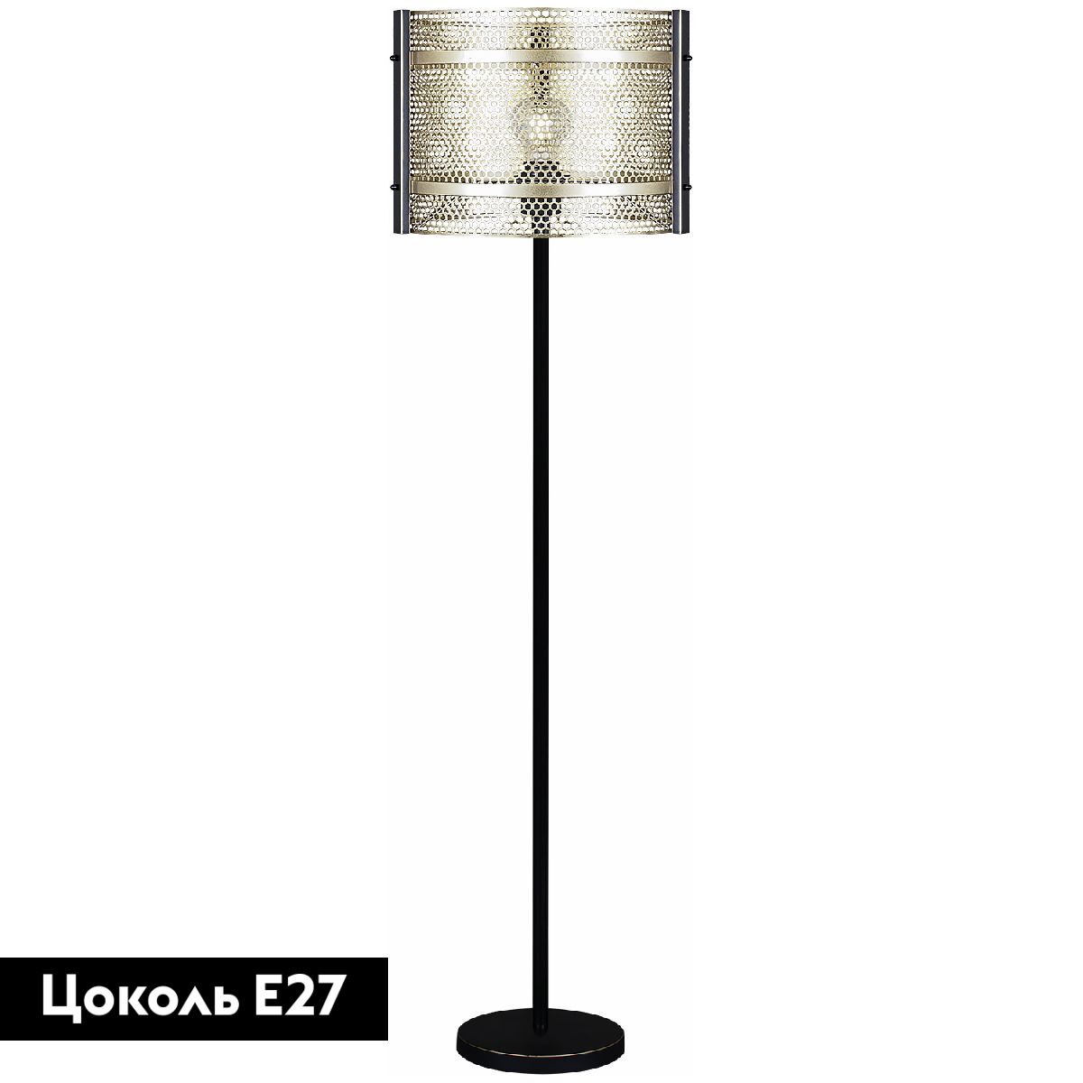 Торшер Illumico IL1003-1F-05 BK GD