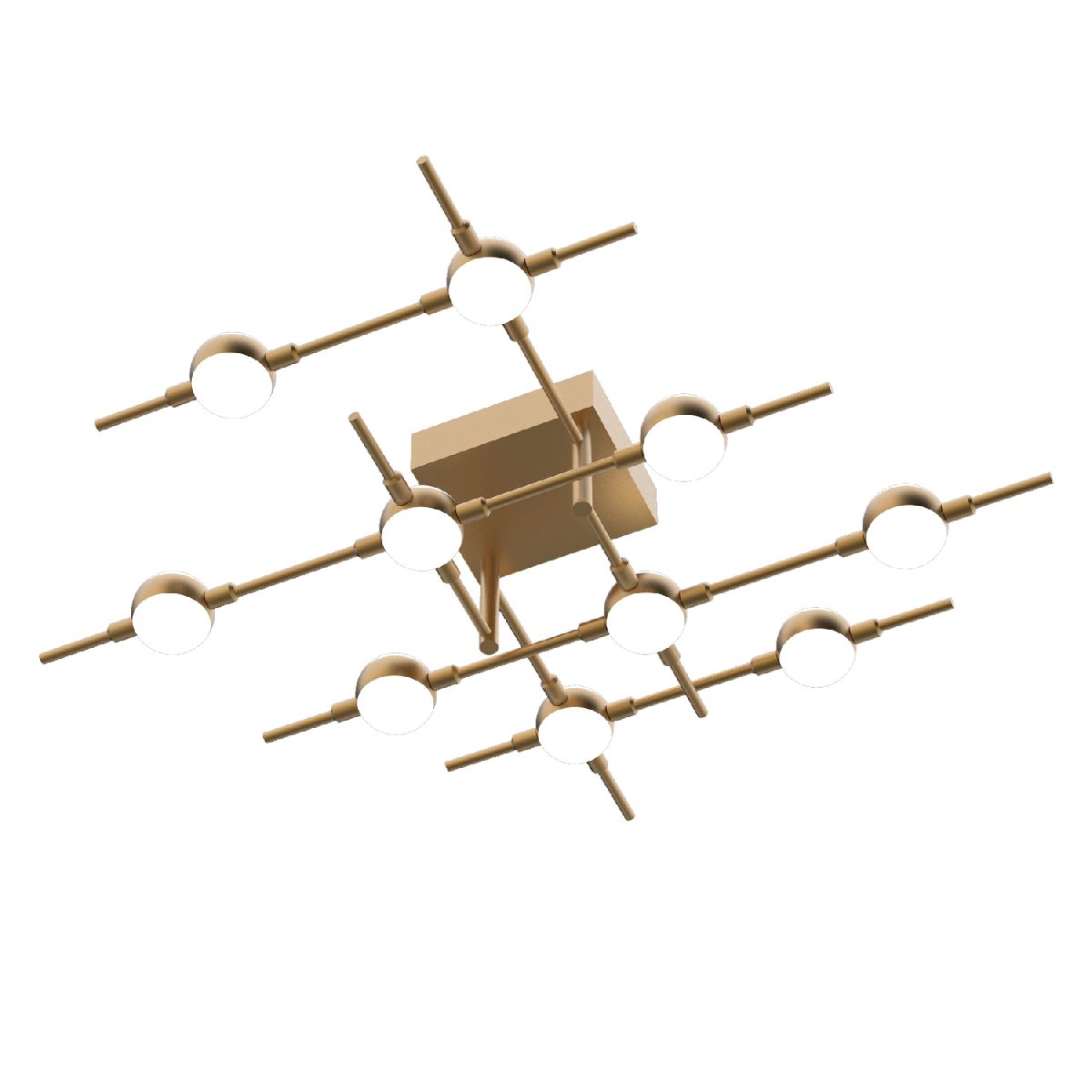 Потолочная люстра DeLight Collection Molecular MX18001067-10A gold