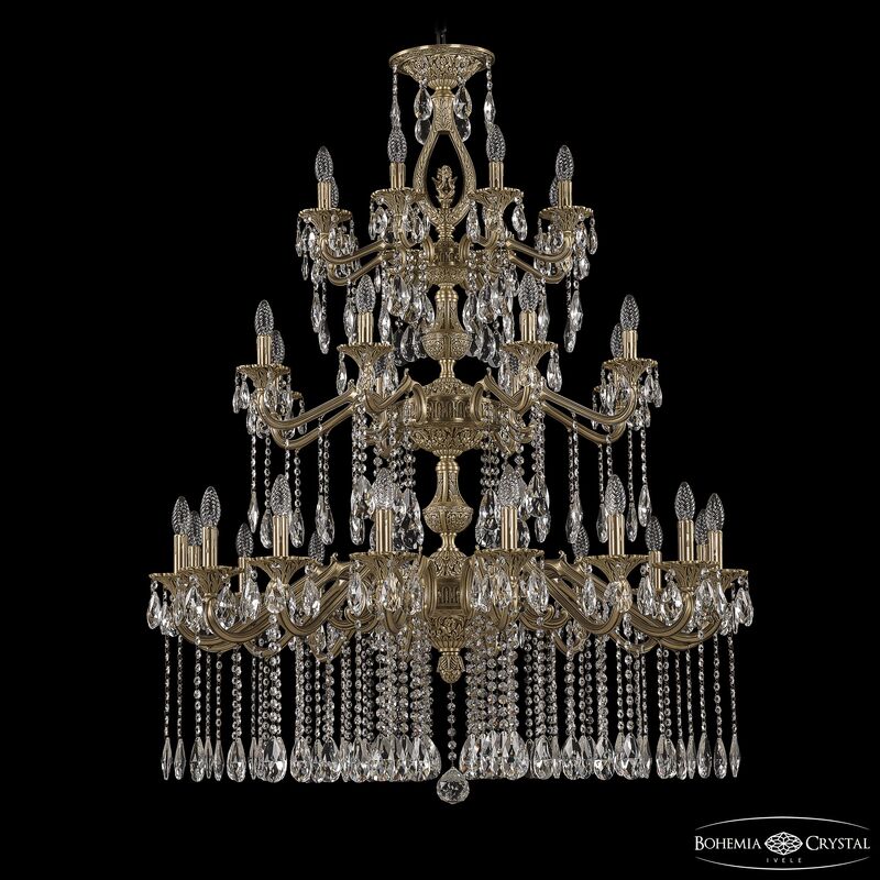 Подвесная люстра Bohemia Ivele Crystal Verona 72402/16+8+8/360/3d A FP FA2B