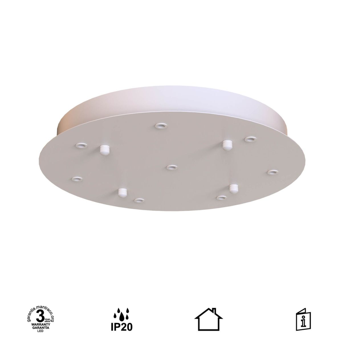 Основание потолочное 8L Mantra Modular Light Florones 9366