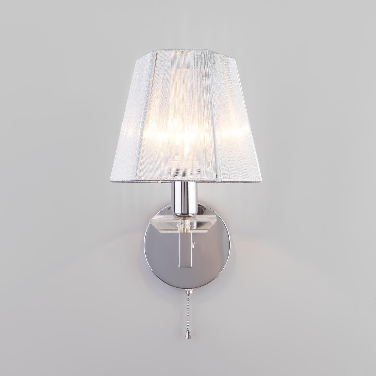 Бра с выключателем на корпусе Eurosvet Alegria 60114/1 хром