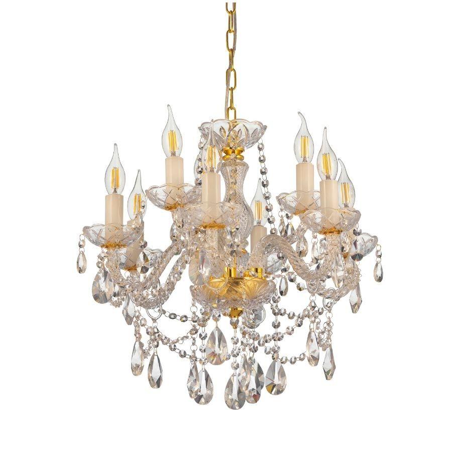 Подвесная люстра Lumina Deco Eliza LDP 7026-6+3 SL+GD