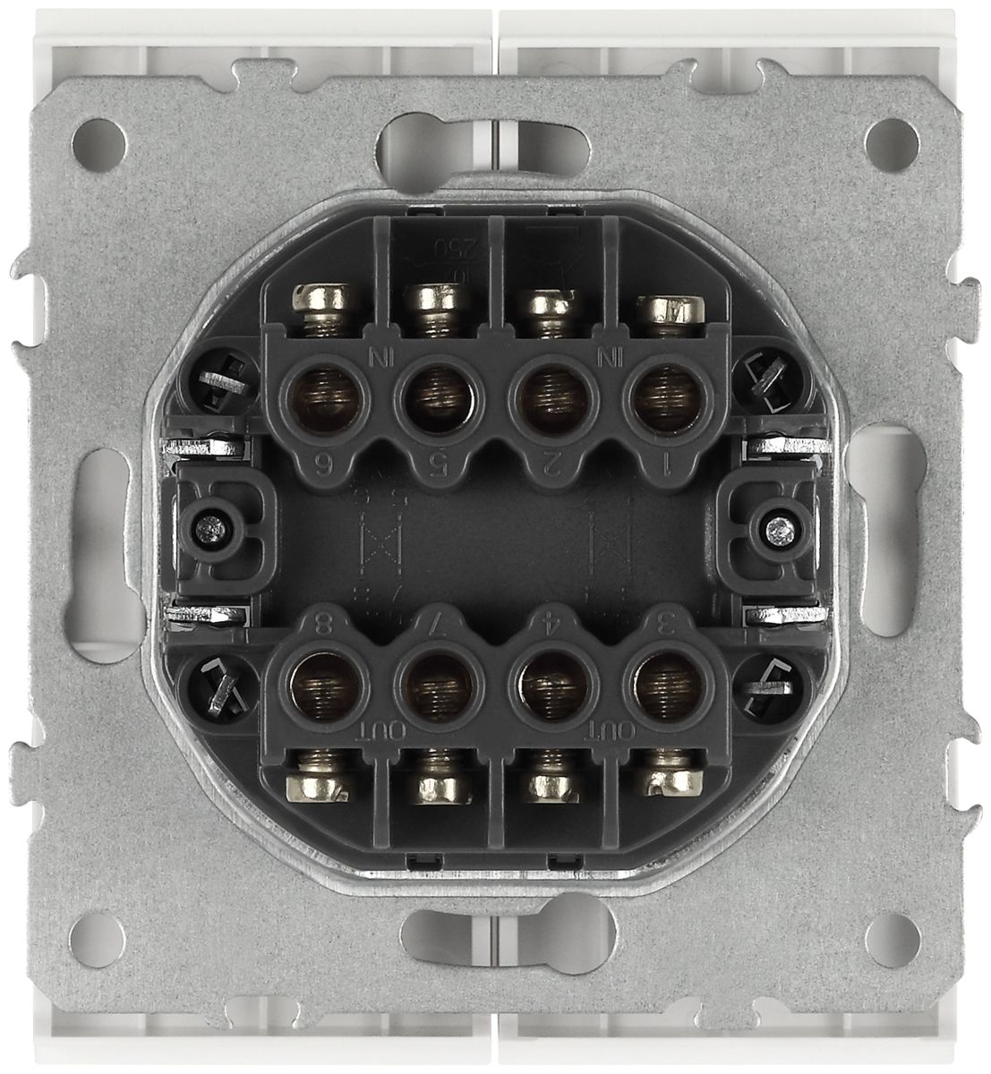 Переключатель ЭРА Arktik 16-1110-01 перекрёстный двойной 10АХ-250В белый Б0070404