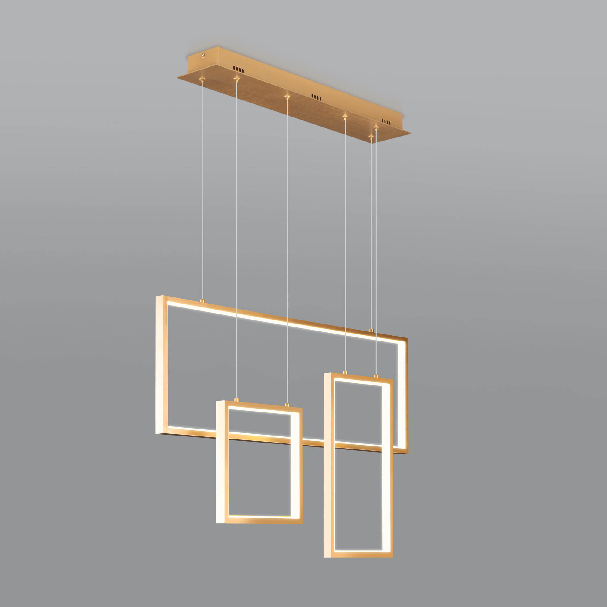 Подвесной светодиодный светильник Eurosvet Direct 90178/3 золото