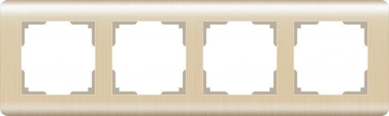 Рамка Werkel Stream на 4 поста шампань WL12-Frame-04 4690389079153