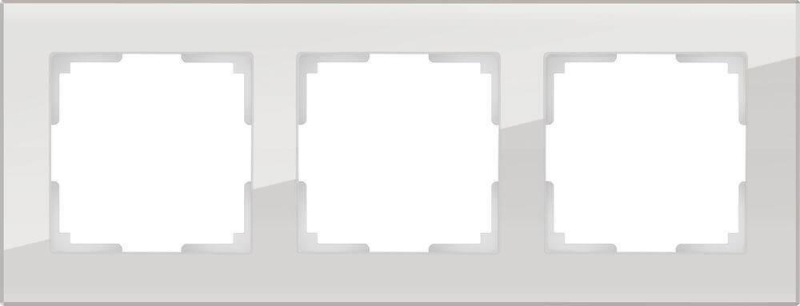 Рамка Werkel Favorit на 3 поста дымчатый WL01-Frame-03 4690389061325