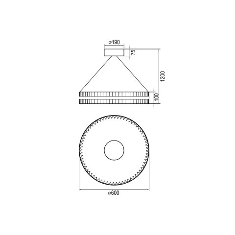 Подвесная люстра Vele Luce VL1694P01