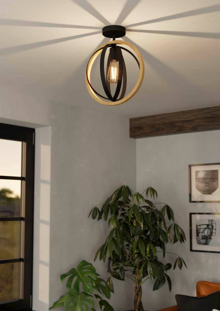 Потолочный светильник лофт Eglo Basildon 43736