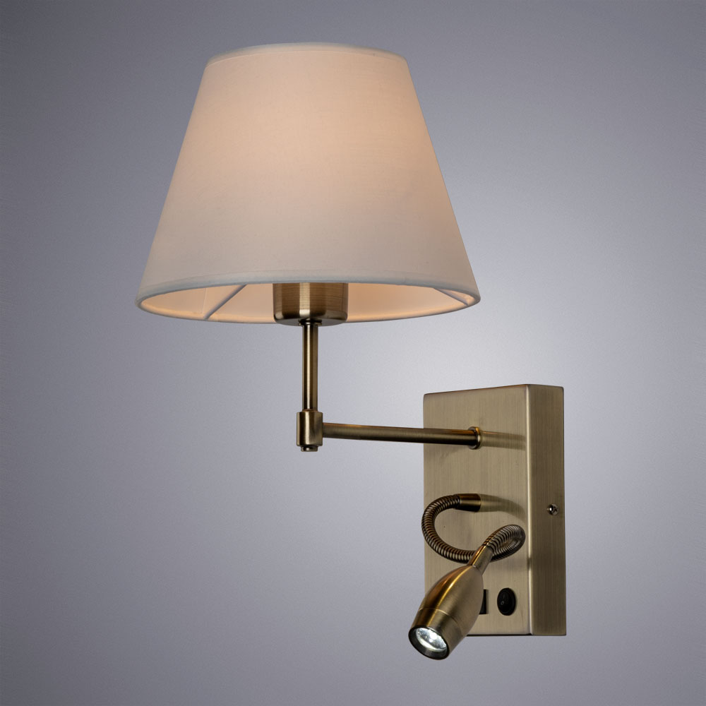 Бра на штанге Arte Lamp ELBA A2581AP-2AB