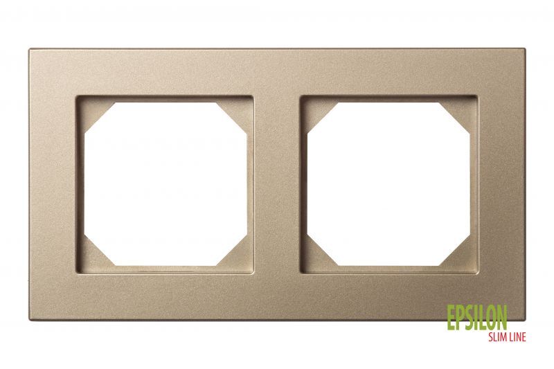 Рамка двухместная Liregus Epsilon 28-3222