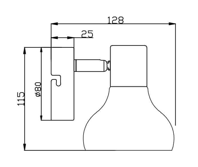 Спот Rivoli Pulito 7009-701 Б0038128