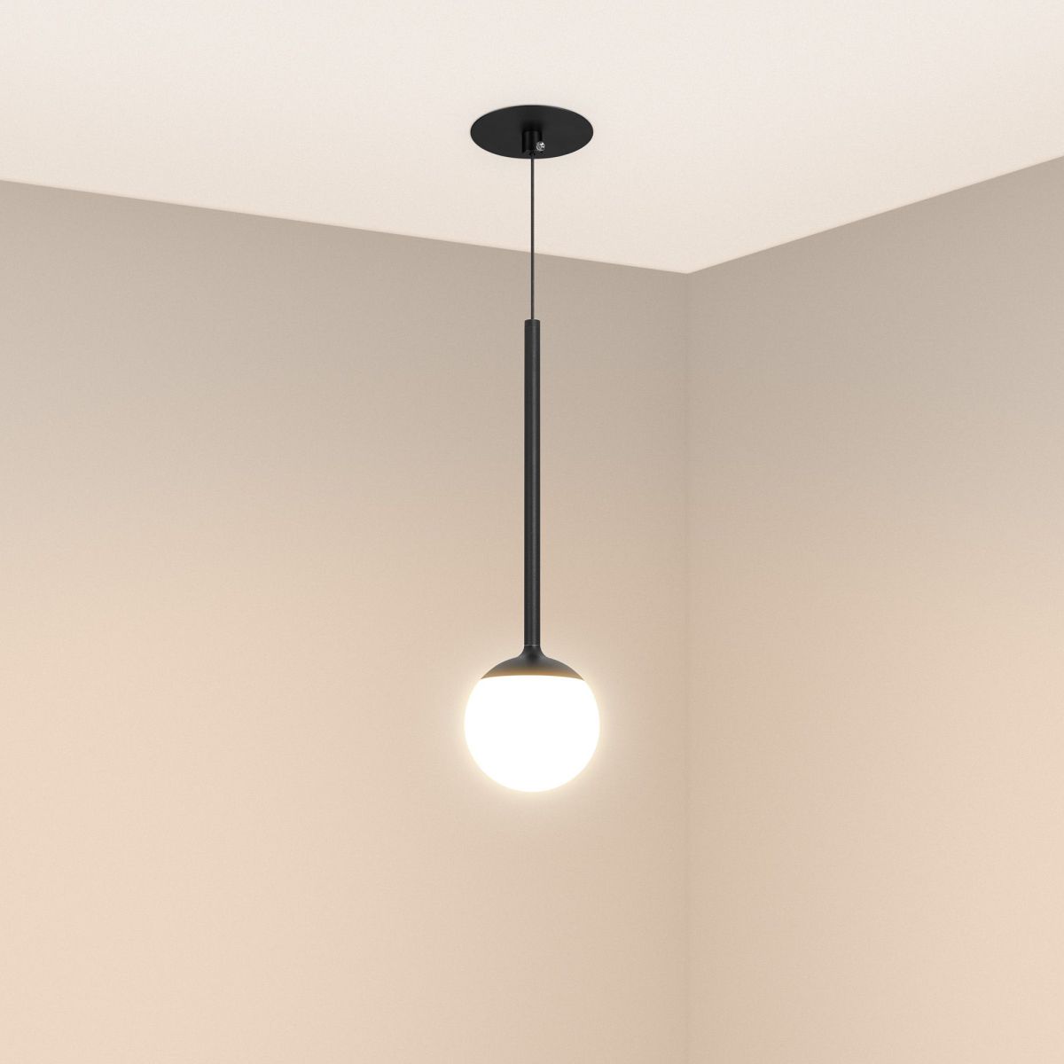 Подвесной светильник Arlight SP-BEADS-HANG-BUILT-T-R100-8W Warm3000 (BK, 180 deg, 230V) 056419