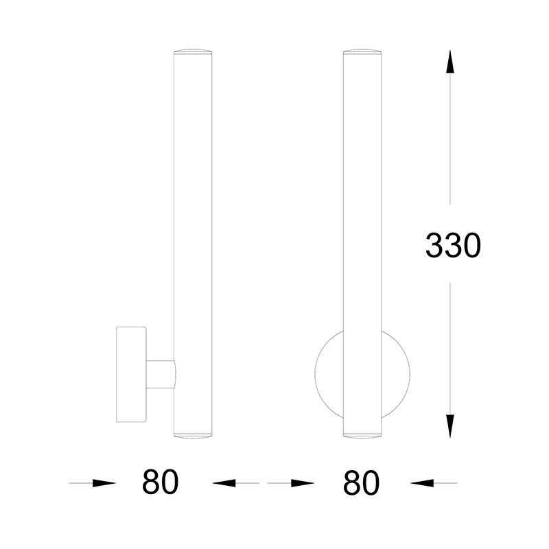Бра Zumaline LOYA W0461-02B-S8S8