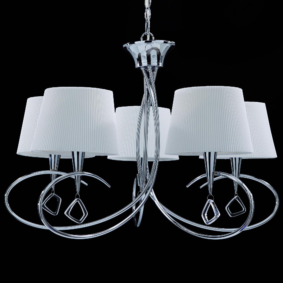 Подвесная люстра Mantra Mara Chrome - White 1641