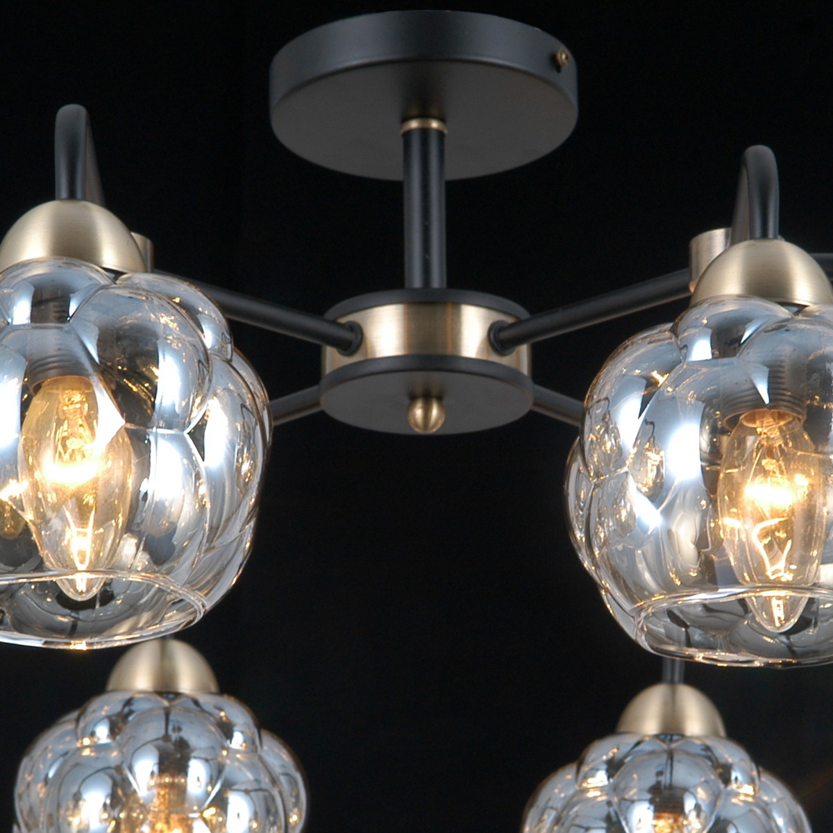 Люстра на штанге Illumico IL0447-8CSQ-79 BK