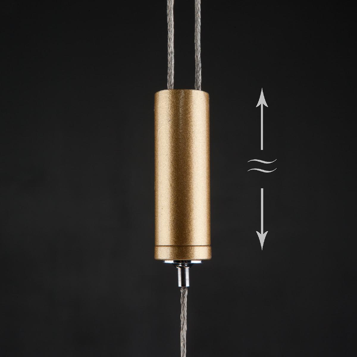 Подвесной светодиодный светильник Eurosvet Sender 90072/1 золотой