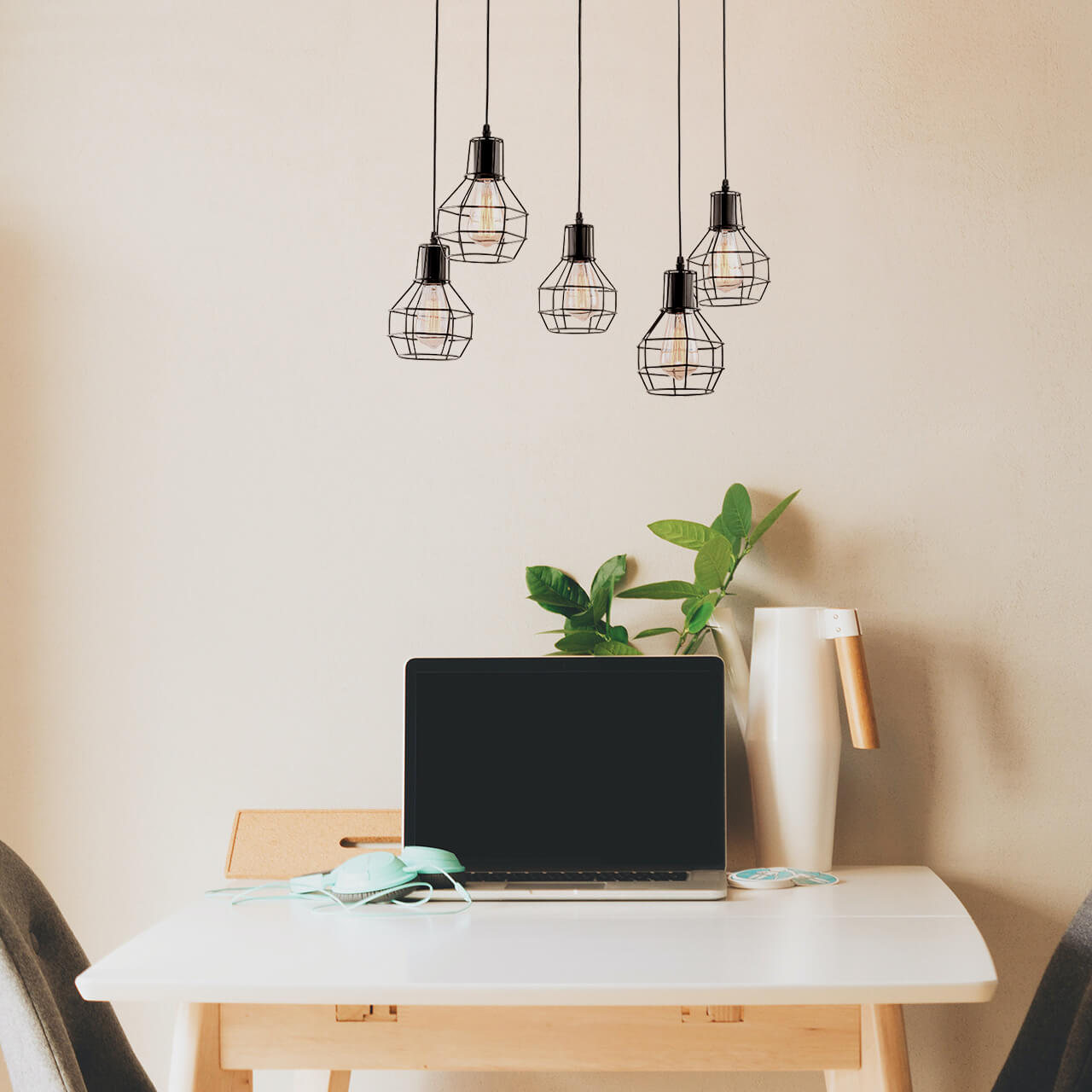 Подвесная люстра Arte Lamp A1109SP-5BK