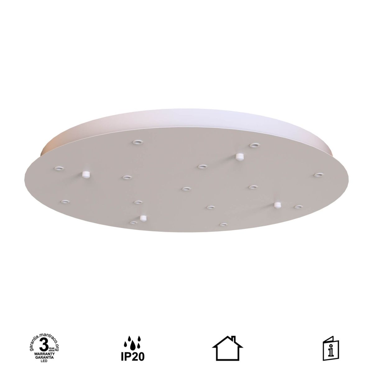 Основание потолочное 14L Mantra Modular Light Florones 9370