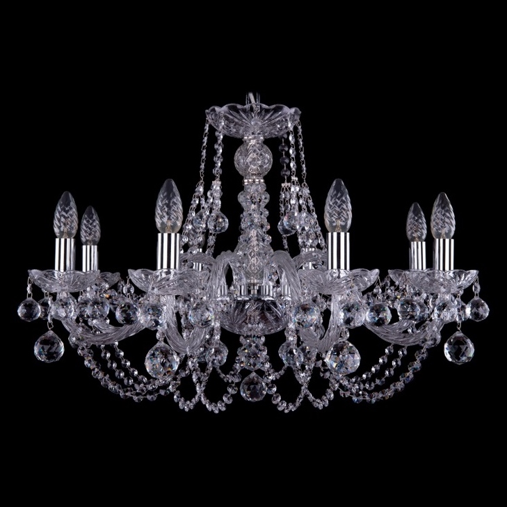 Подвесная люстра Bohemia Ivele 1406/8/240/Ni/Balls