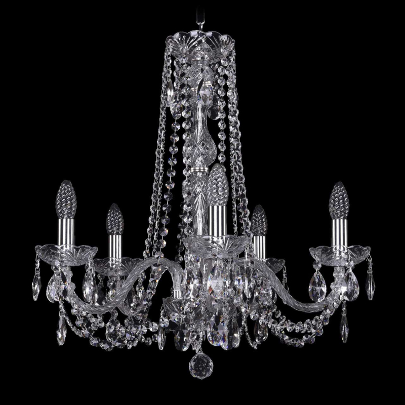 Подвесная люстра Bohemia Ivele 1402/5/195/h-58/Ni