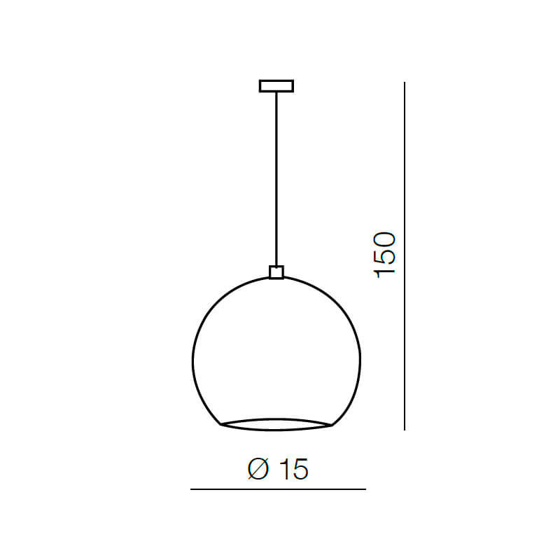 Подвесной светильник Azzardo Noa 1 AZ1045