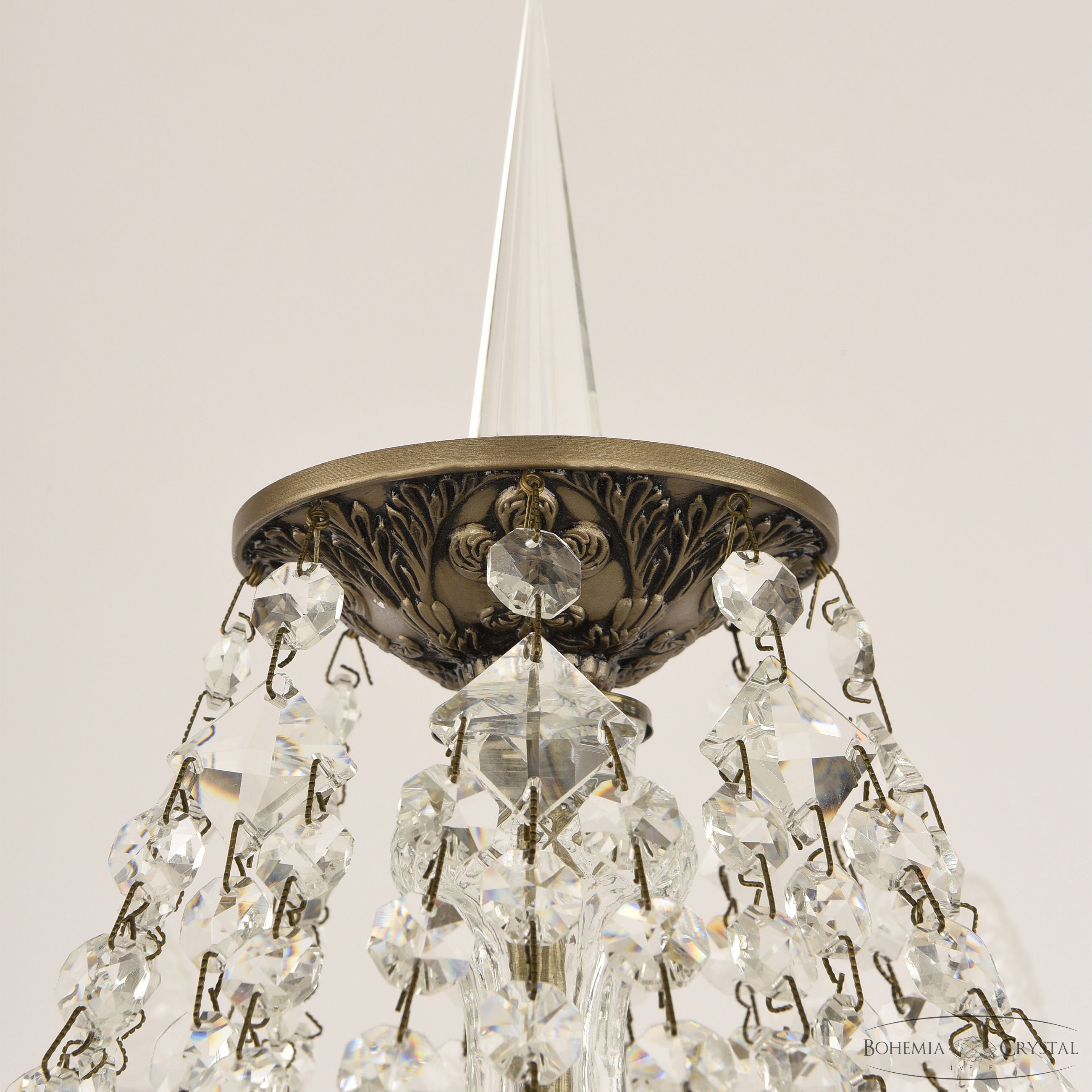 Торшер Bohemia Ivele Crystal AL16313T9/8/200-160 SGB