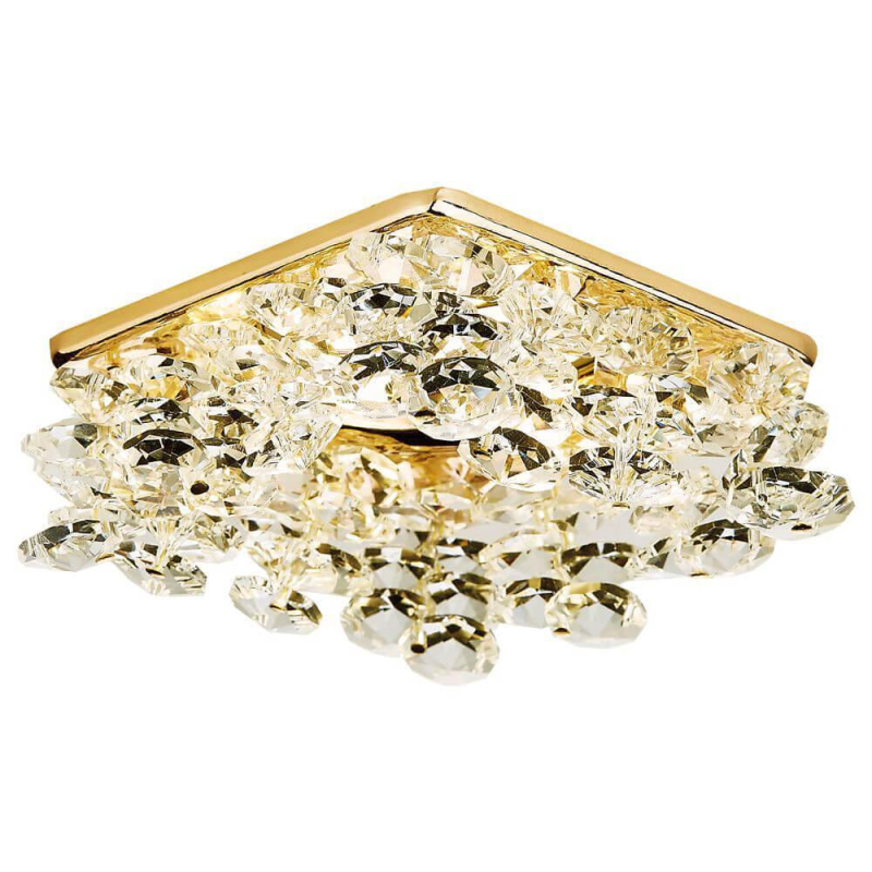 Встраиваемый светильник Ambrella Light Crystal K309 CL/G