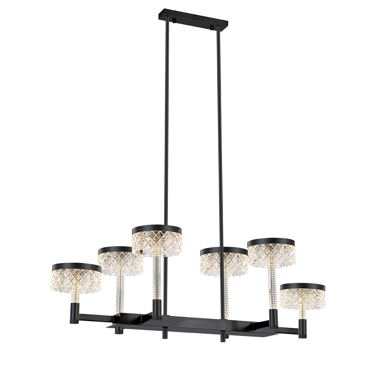 Подвесная люстра Delight Collection MD21020075 MD21020075-6B matt black