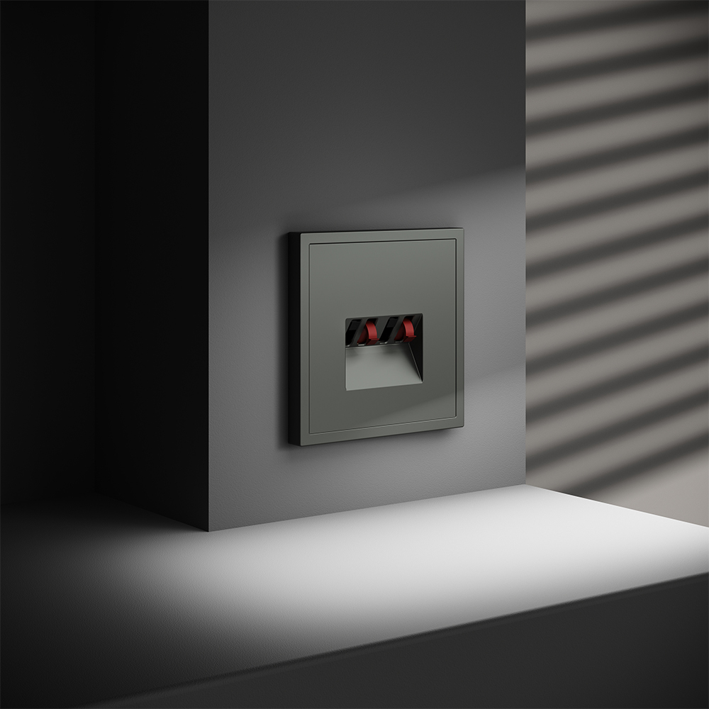 Розетка акустическая Voltum S70 VLS060306 (титан)