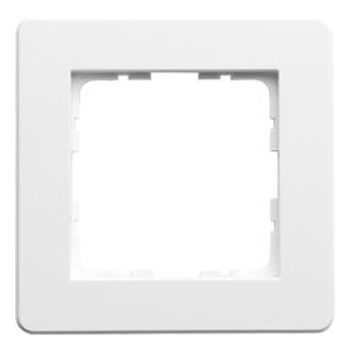 Рамка Jasmart G-Flex 1-постовая белый глянцевый поликарбонат G1101W