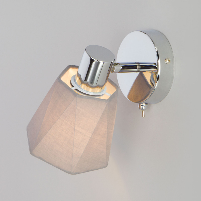 Бра Eurosvet 20087/1 хром/серый