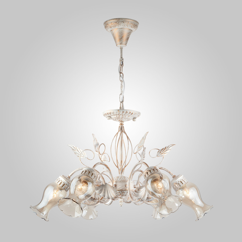 Подвесная люстра Eurosvet Афелия 60021/6 белый с золотом