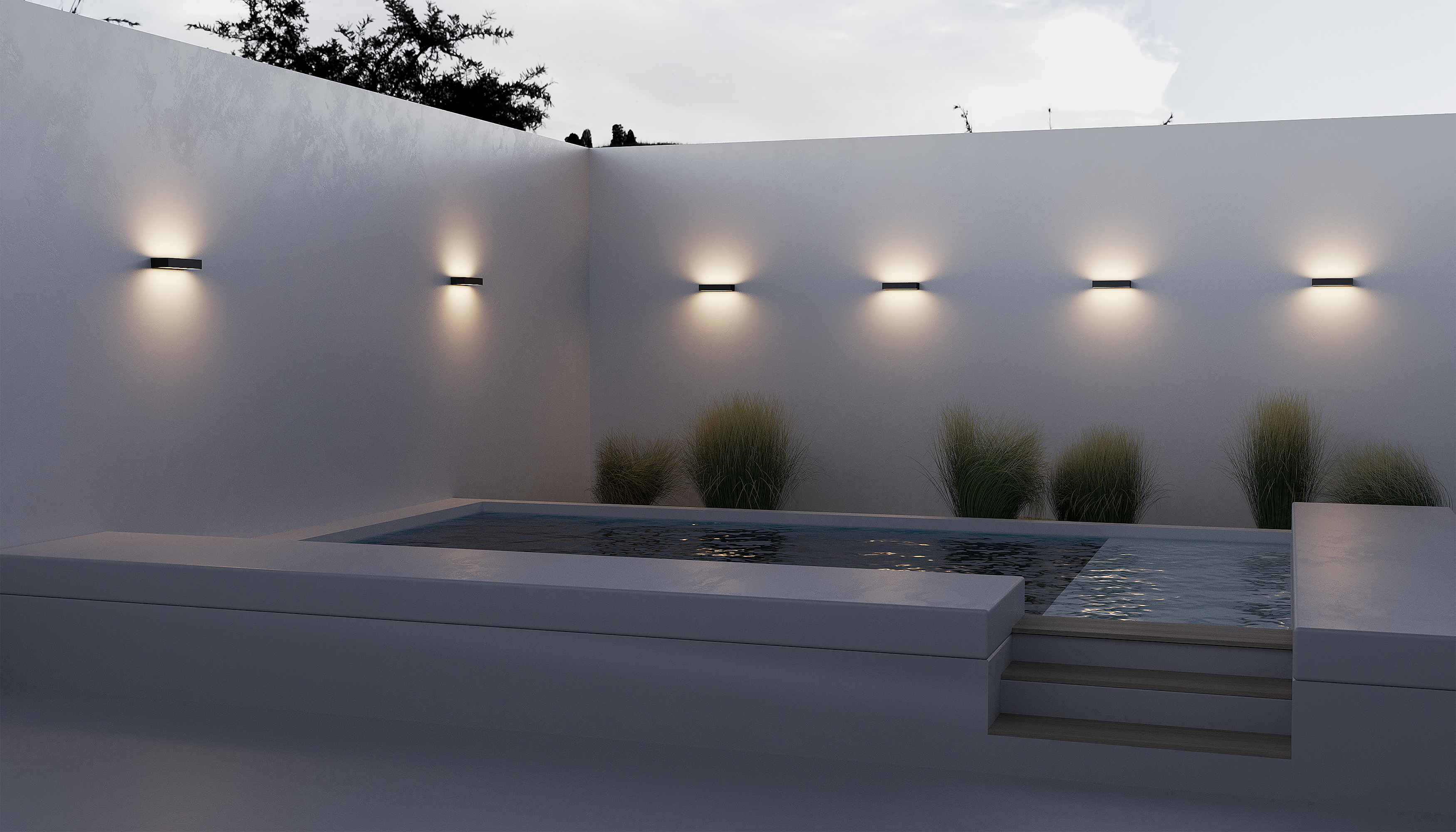 Уличный настенный светильник Maytoni Lot O428WL-L20GF3K в Москве