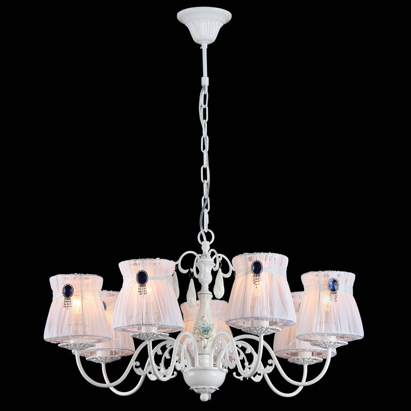 Подвесная люстра Natali Kovaltseva Natali 10425/7C WHITE GOLD