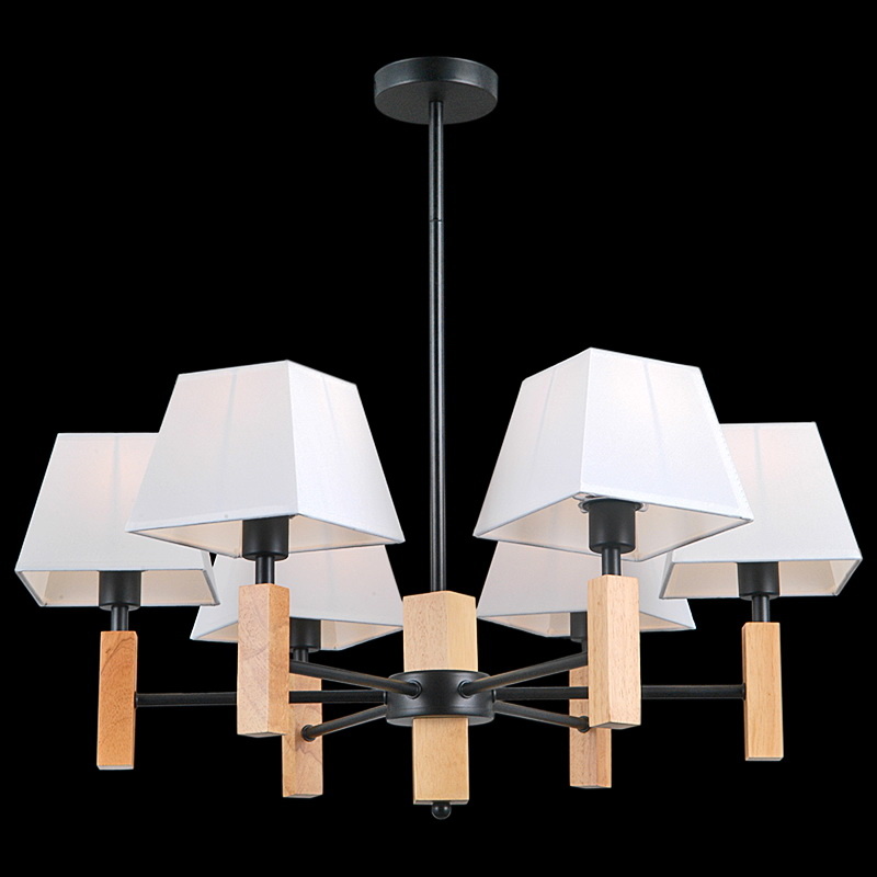 Люстра на штанге Illumico IL0026-6PSQ-19 BK WD