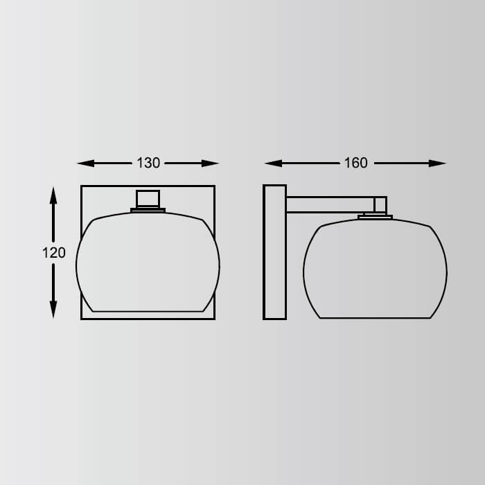Бра Zumaline CRYSTAL W0076-01A-B5FZ