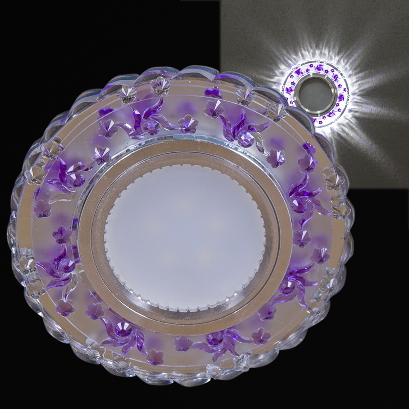 Встраиваемый светильник Reluce 14368-9.0-001LD MR16+LED3W WT+PP