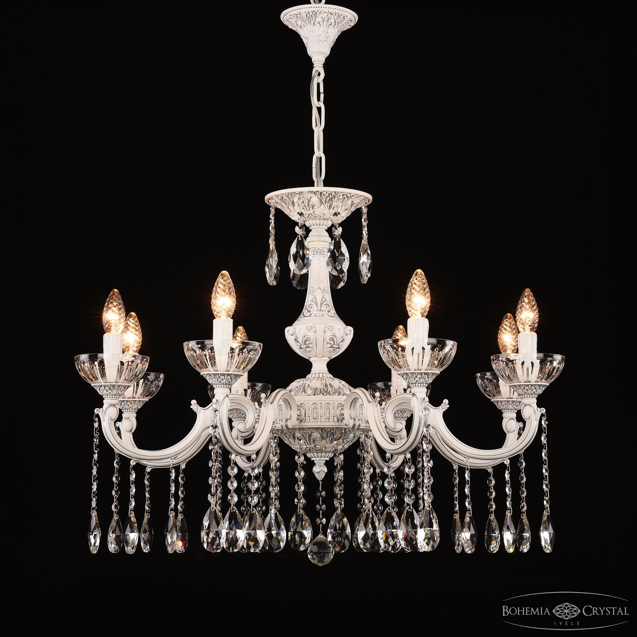 Подвесная люстра Bohemia Ivele Crystal AL78101/8/250 A WMN P Clear/M-1H