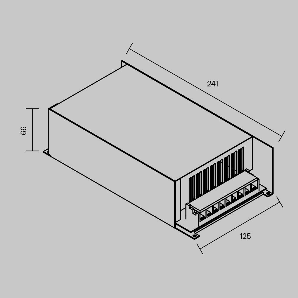 Блок питания Maytoni Led Strip PSL002 24В 600Вт IP20 821021