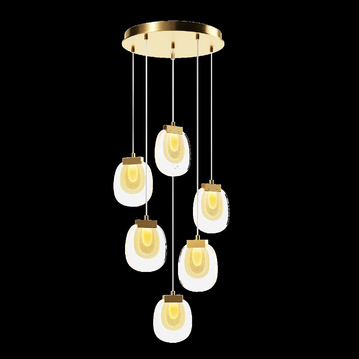 Каскадная люстра Maytoni Biology MOD367PL-L18BBSK