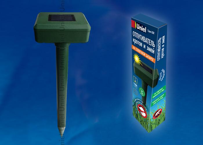 Отпугиватель кротов и змей (UL-00000854) Uniel UDR-S50 Sol Green