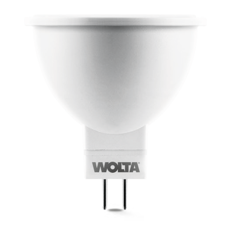 Светодиодная лампа WOLTA 7.5Вт 4000K GU5.3 матовая 25SMR16-220-7.5GU5.3