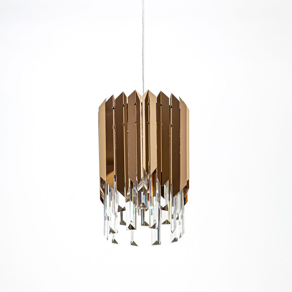 Подвесной светильник хрустальный Modelux ML.20208.1 GD