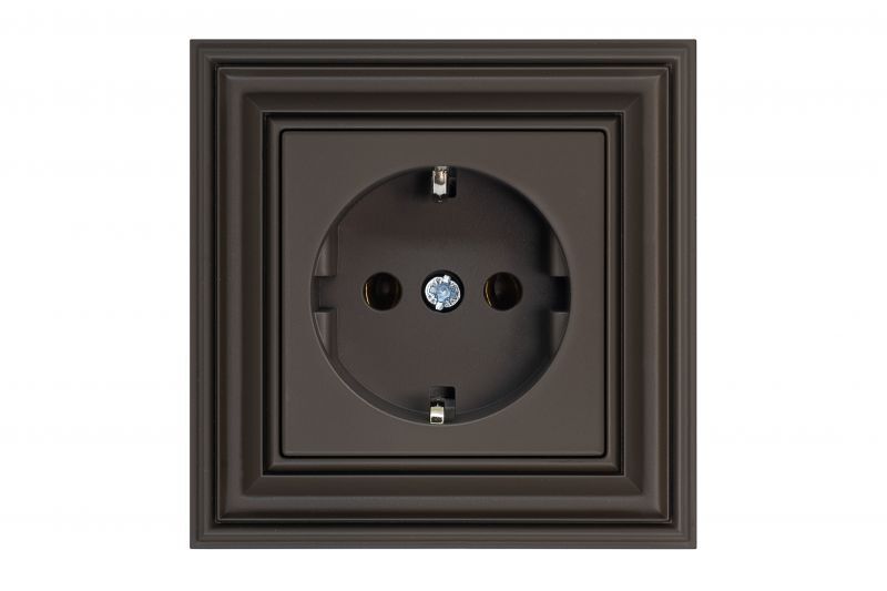 Розетка с заземлением Liregus Retro 29-021