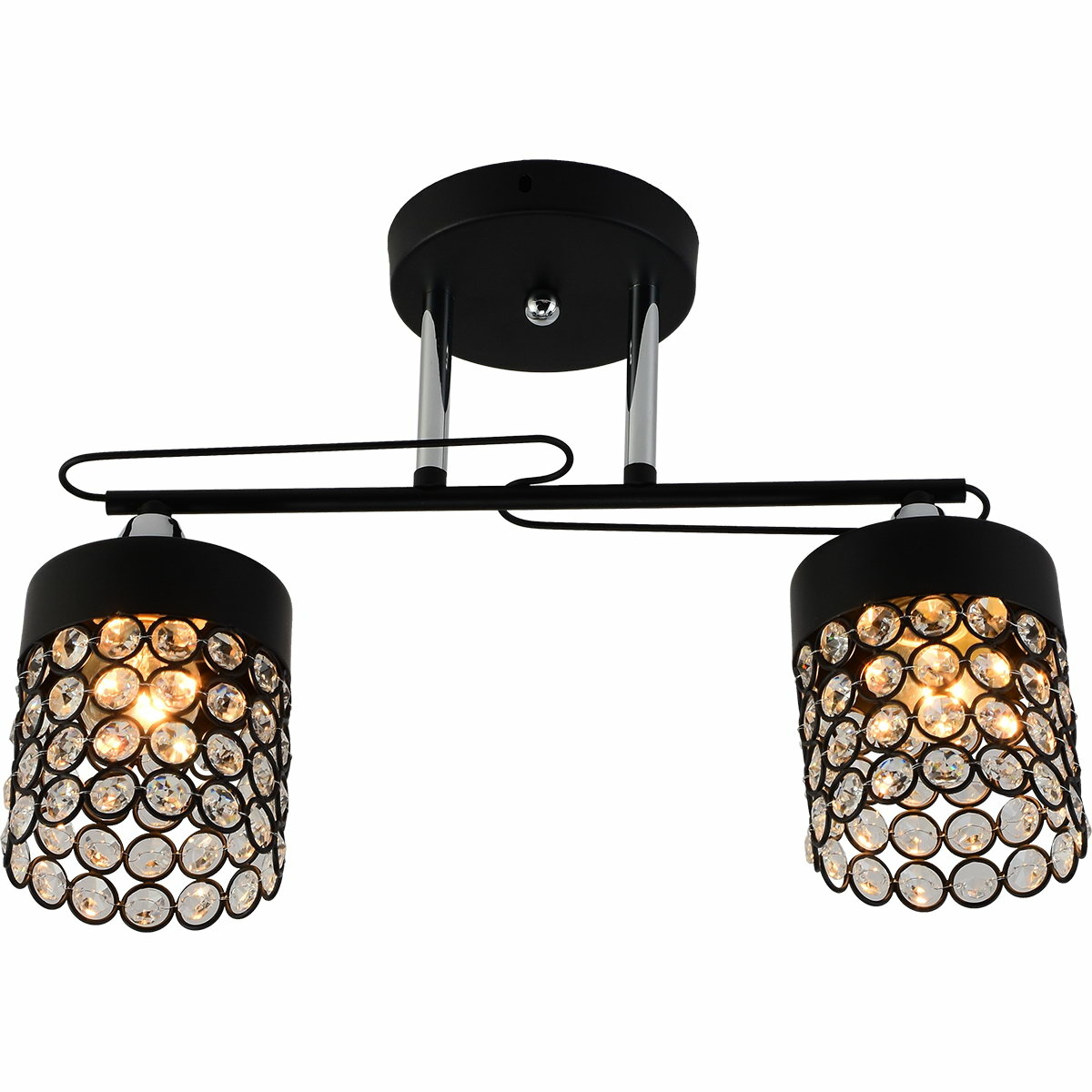 Люстра на штанге Reluce 01312-0.3-02 BK+CR