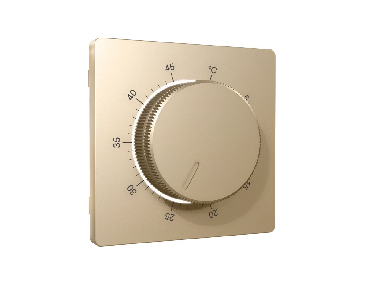 Лицевая панель Alfa (Шампань) для терморегулятора теплого пола Quant Ambrella Volt AP6057