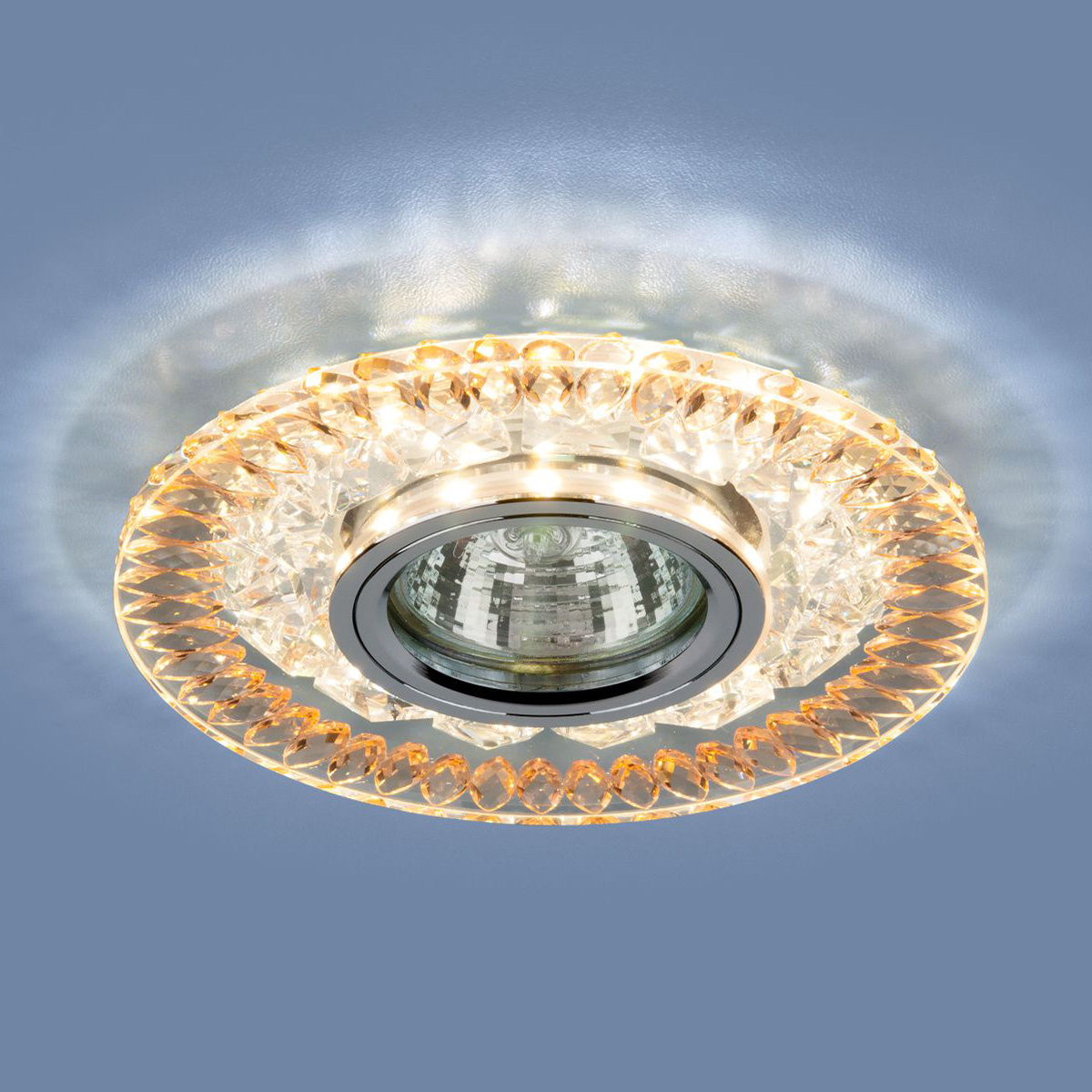 Встраиваемый светильник Elektrostandard 2198 MR16 CL/GD прозрачный/золото 4690389101038