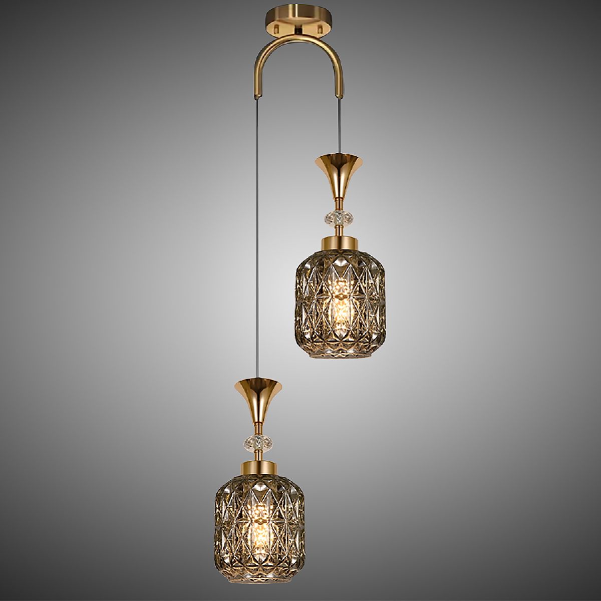 Подвесной светильник Reluce 02003-0.9-02 SMOKE